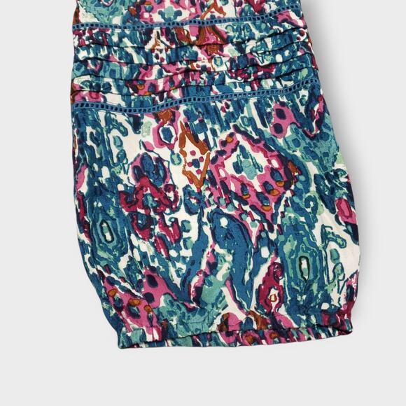 Caffe Marrakesh 3X Button Up Blouse Abstract Multi-colored Top Artsy Casual - Picture 14 of 14